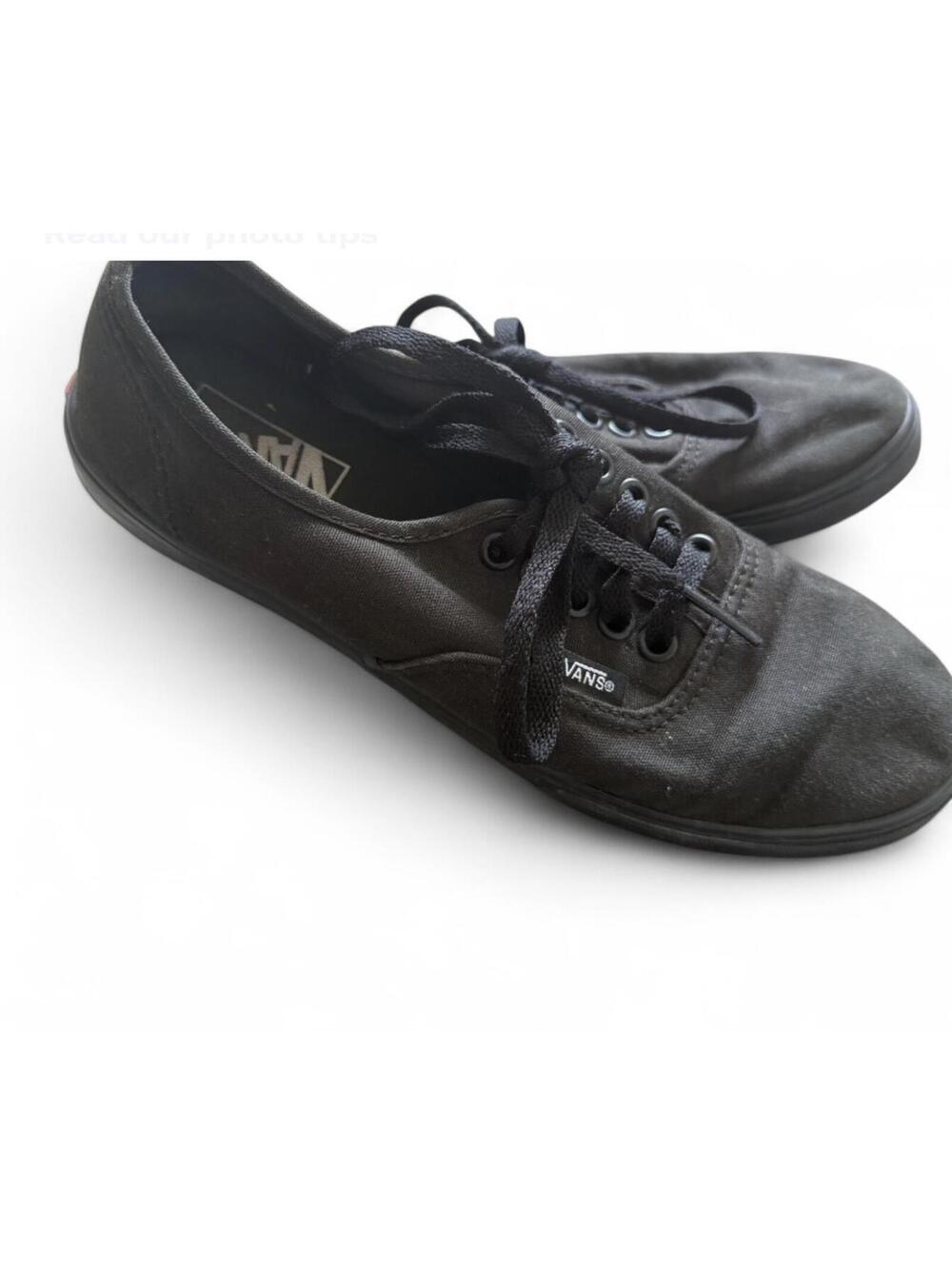 Women’s black vans size 7